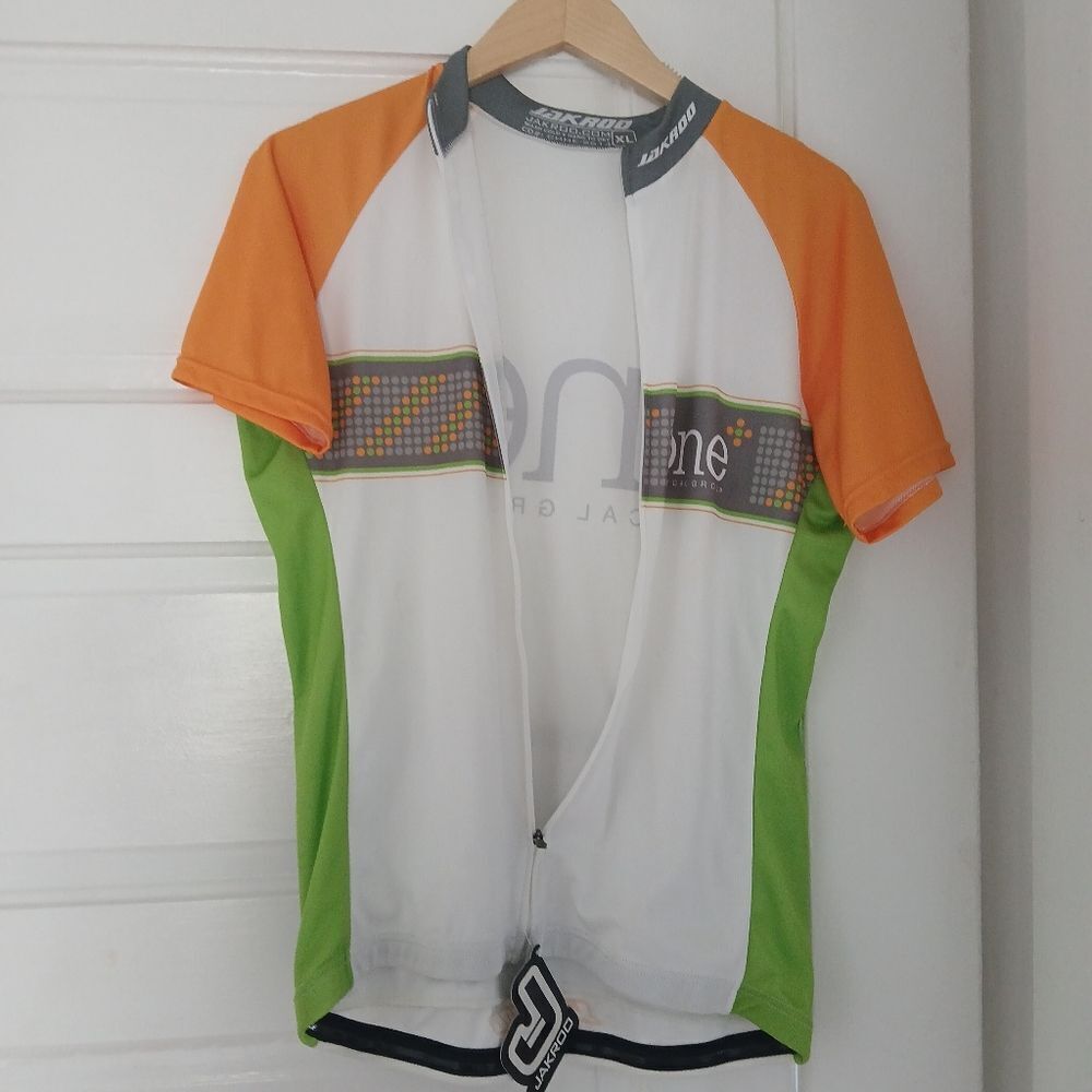 Jackroo Cycling Jersey Women's XL Relaxed Fit Lightweight Color Block Full Zip - Picture 7 of 14